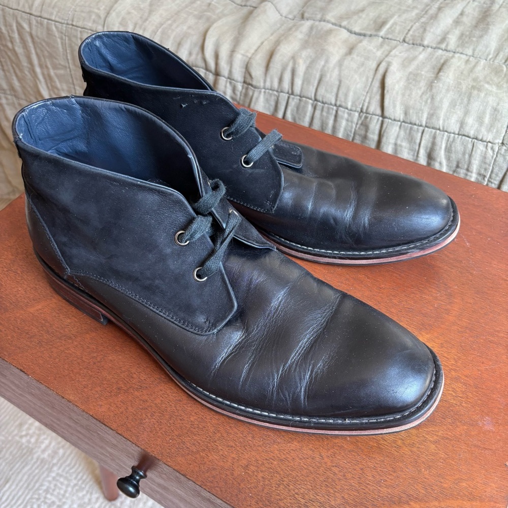 Men's Black Chukka Ankle Boots